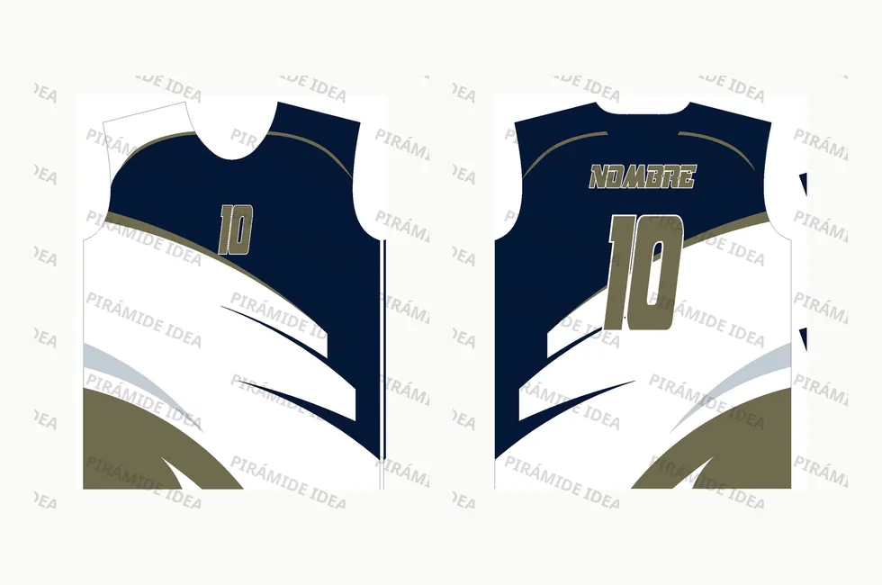 Frente y espalda de Camiseta Deportiva 004