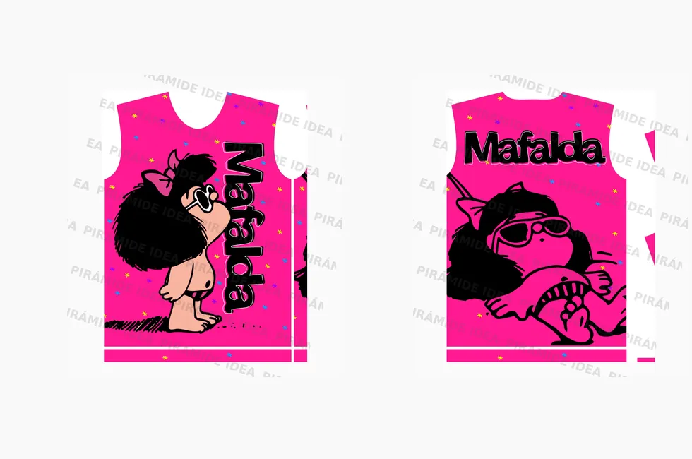 Frente y espalda de Mafalda 4